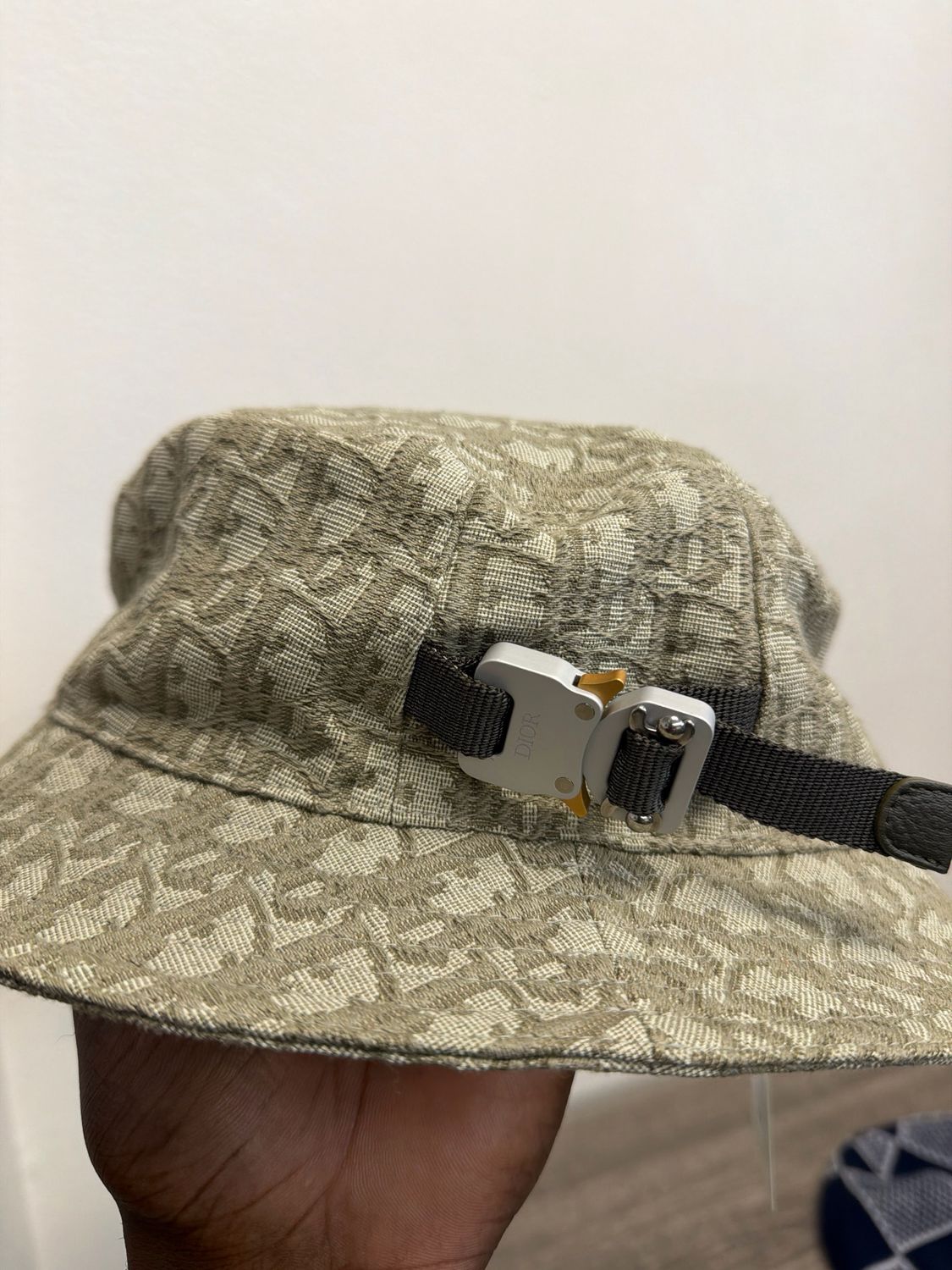 Dior Bucket Hat Tan Oblique Sz L