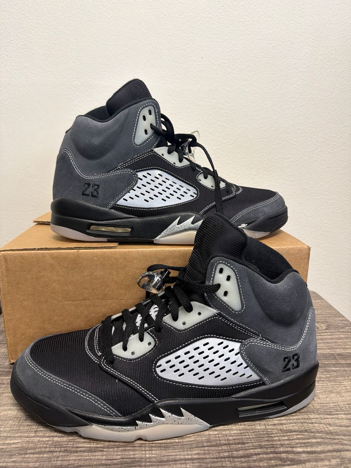 Jordan 4 Anthracite No Box Sz 12