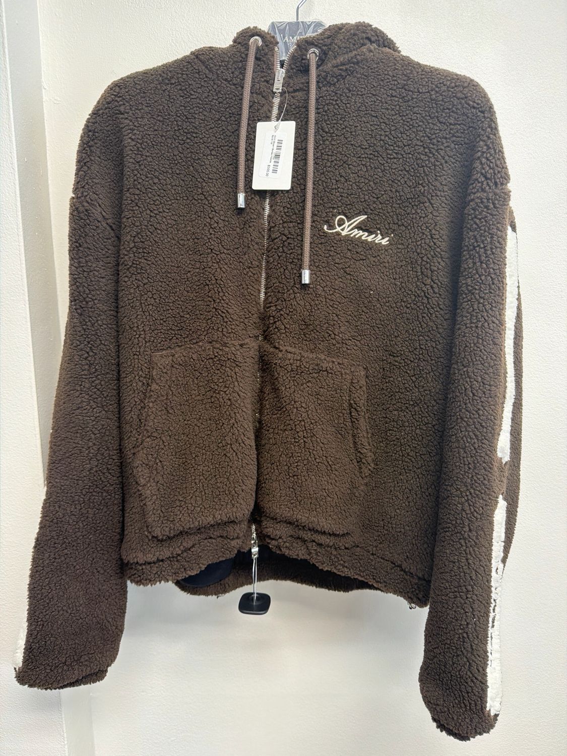 Amiri Brown Bones Hoodie Sz M