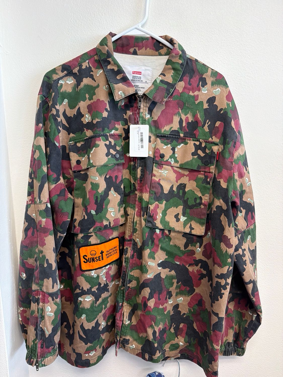 Supreme Camo Jacket Sz XL