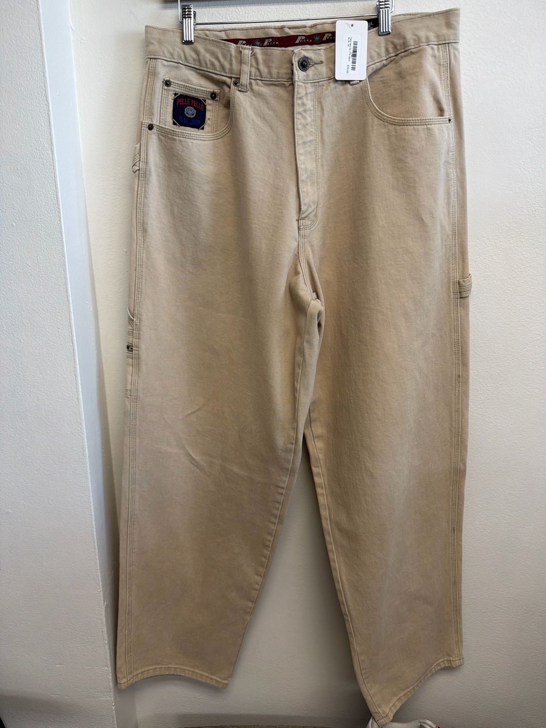 Pelle Pelle Tan VTG Jeans Sz 36
