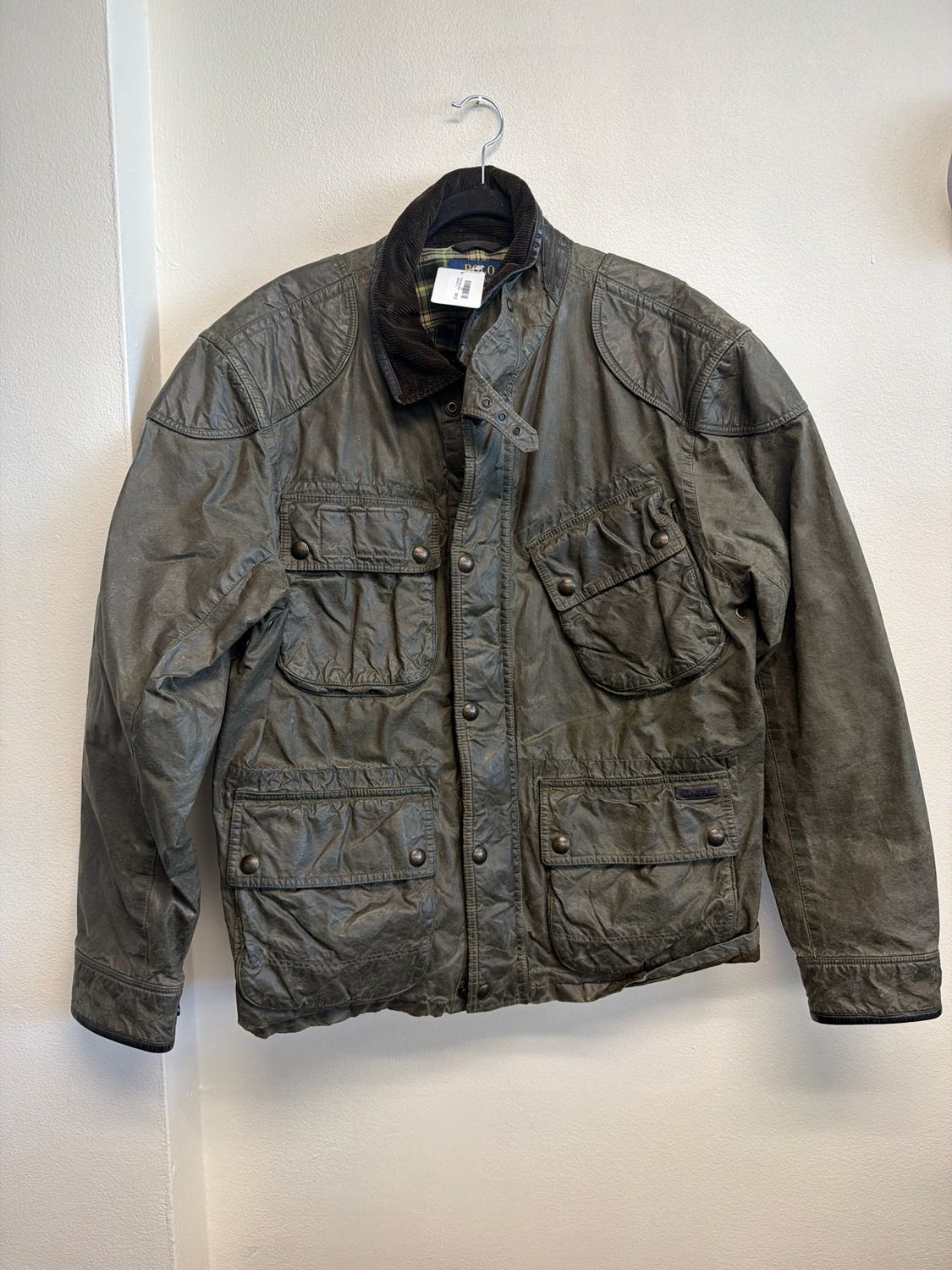 Polo RL Green Leather Jacket Sz XL