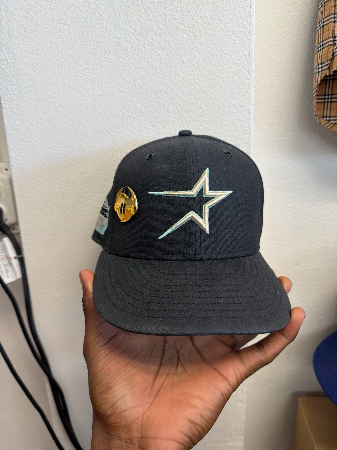 New Era Astros Astrodome Hat Sz 7 1/8