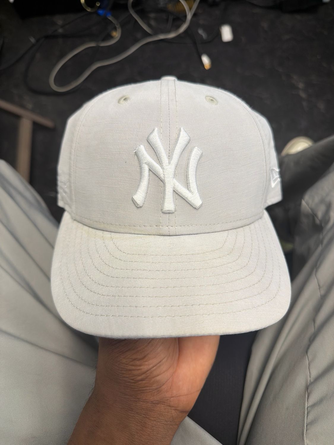 New Era x Kith Yankees Grey Hat Sz 7 1/8