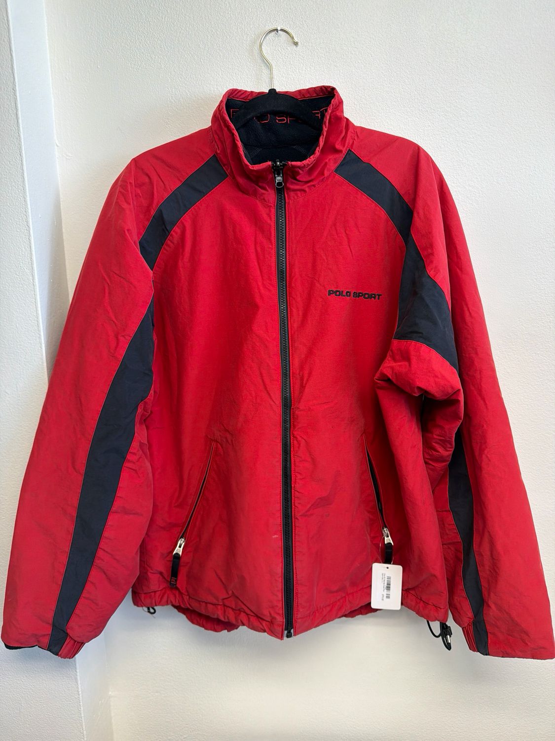 Polo RL Red Zip Coat Polo Sport Sz L