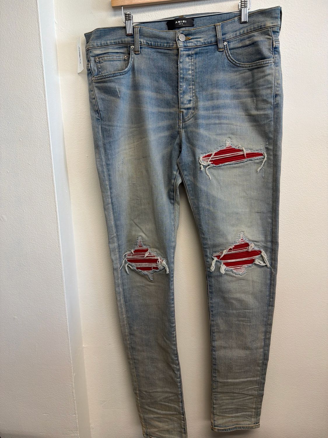 Amiri MX-1 Red Patches Sz 36