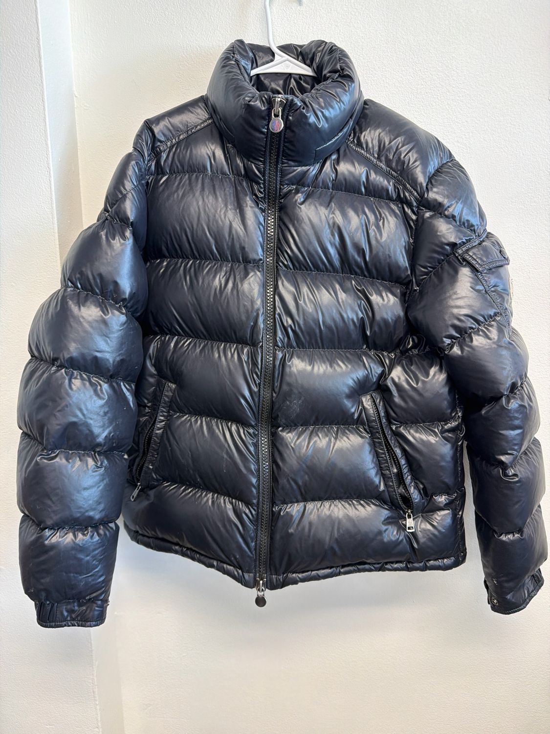 Moncler Black Puffer Coat Sz S