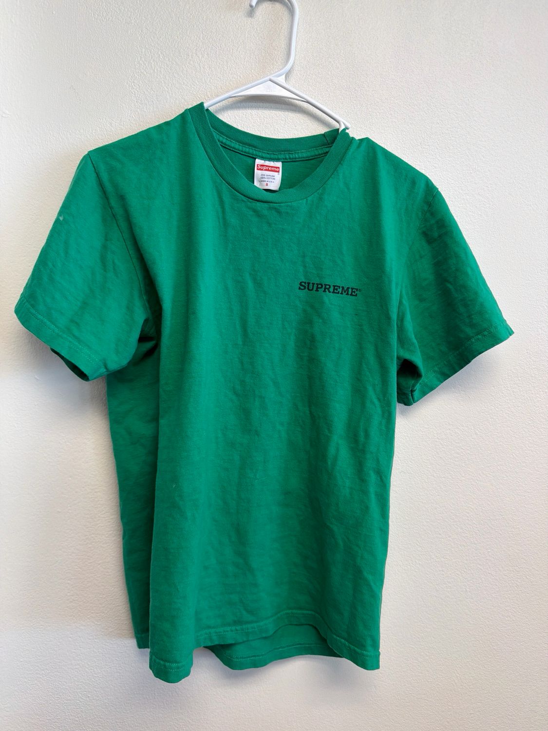 Supreme Patchwork Tee Green Sz S