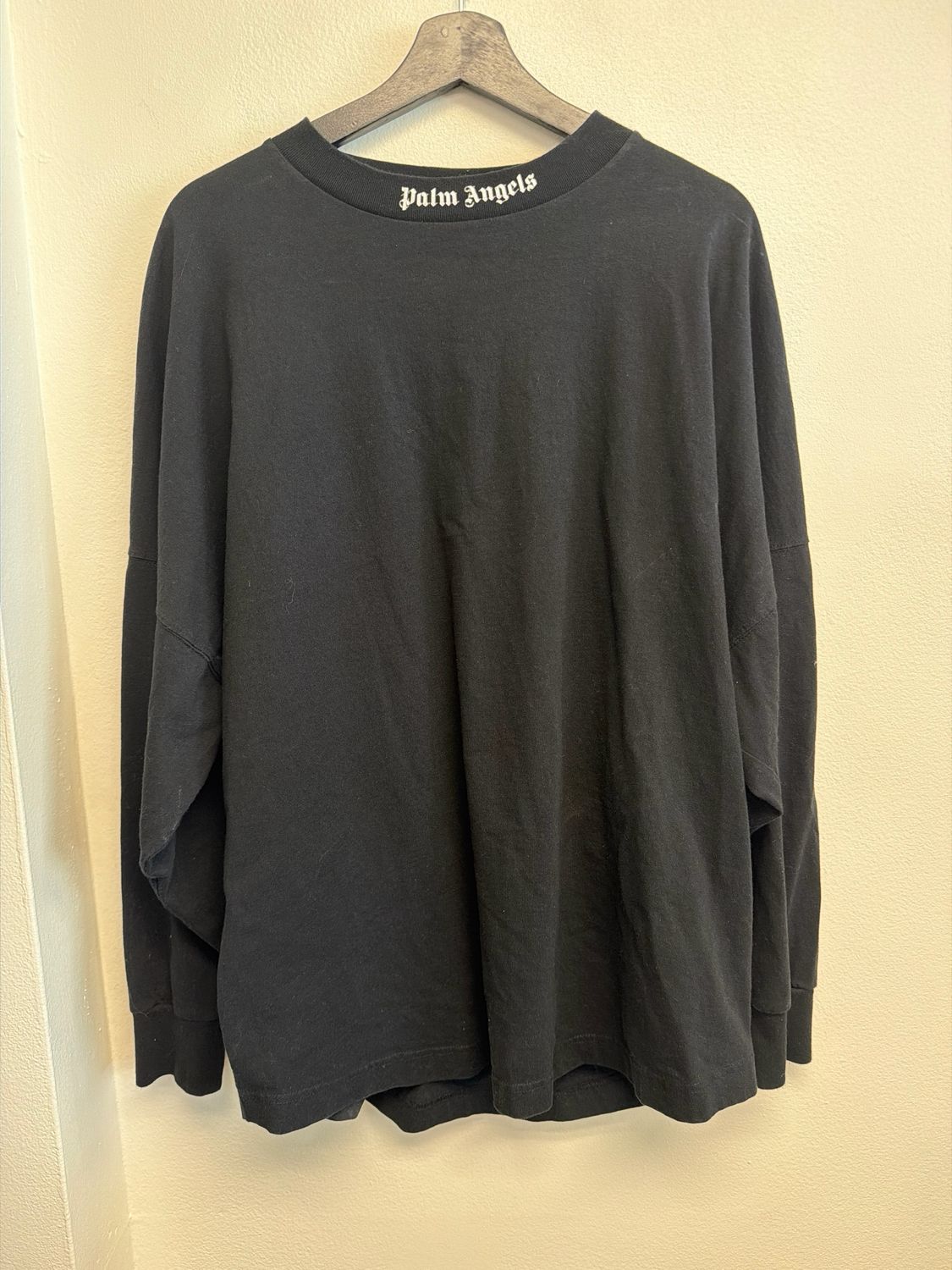 Palm Angels LS Tee Black Sz XL