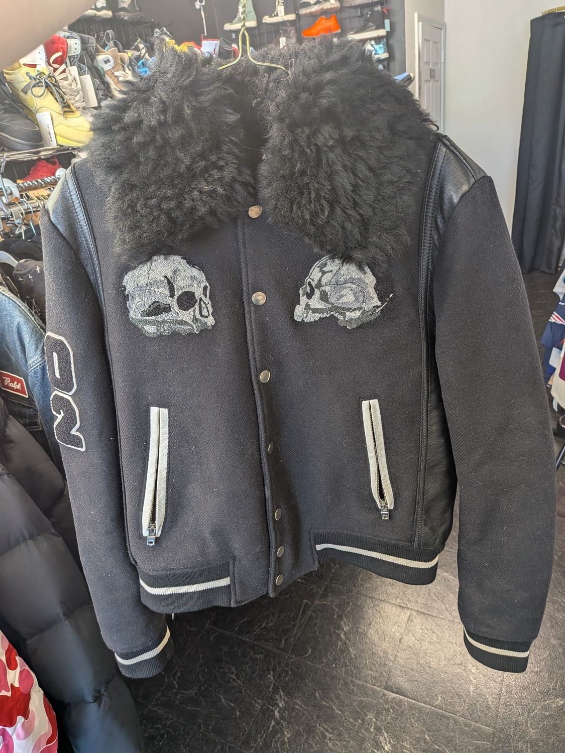 Amiri Black Jacket Sz 48