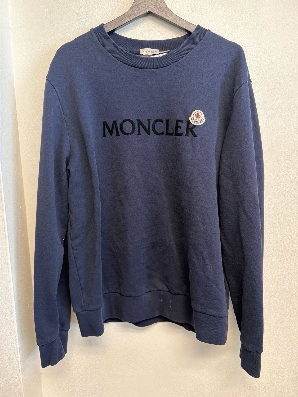 Moncler Navy Sweatshirt Sz XL