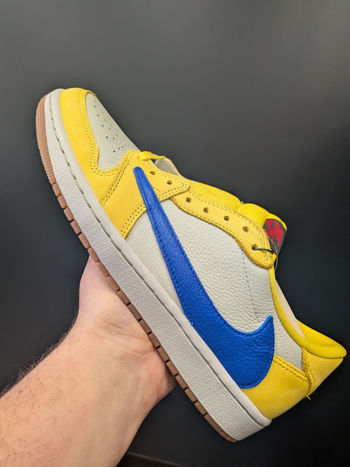 Jordan 1 Travis Canary New w/ Box Sz 9.5