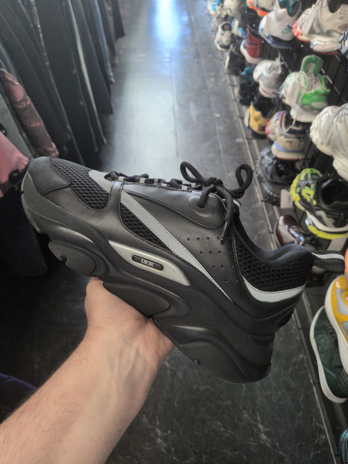 Dior B22 Black (box) Sz 13