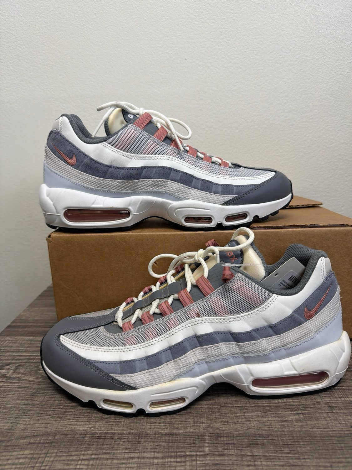 Nike Air Max 95 Red Stardust No Box Sz 11.5