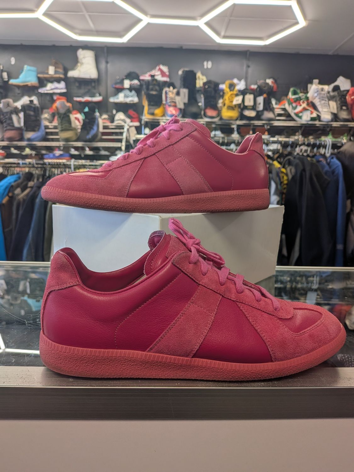 Maison Margiela Pink GATs w/ Box Sz 10