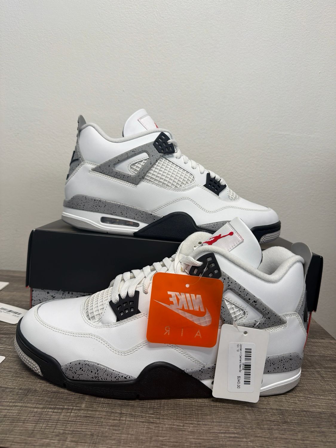Jordan 4 Cement New Sz 13
