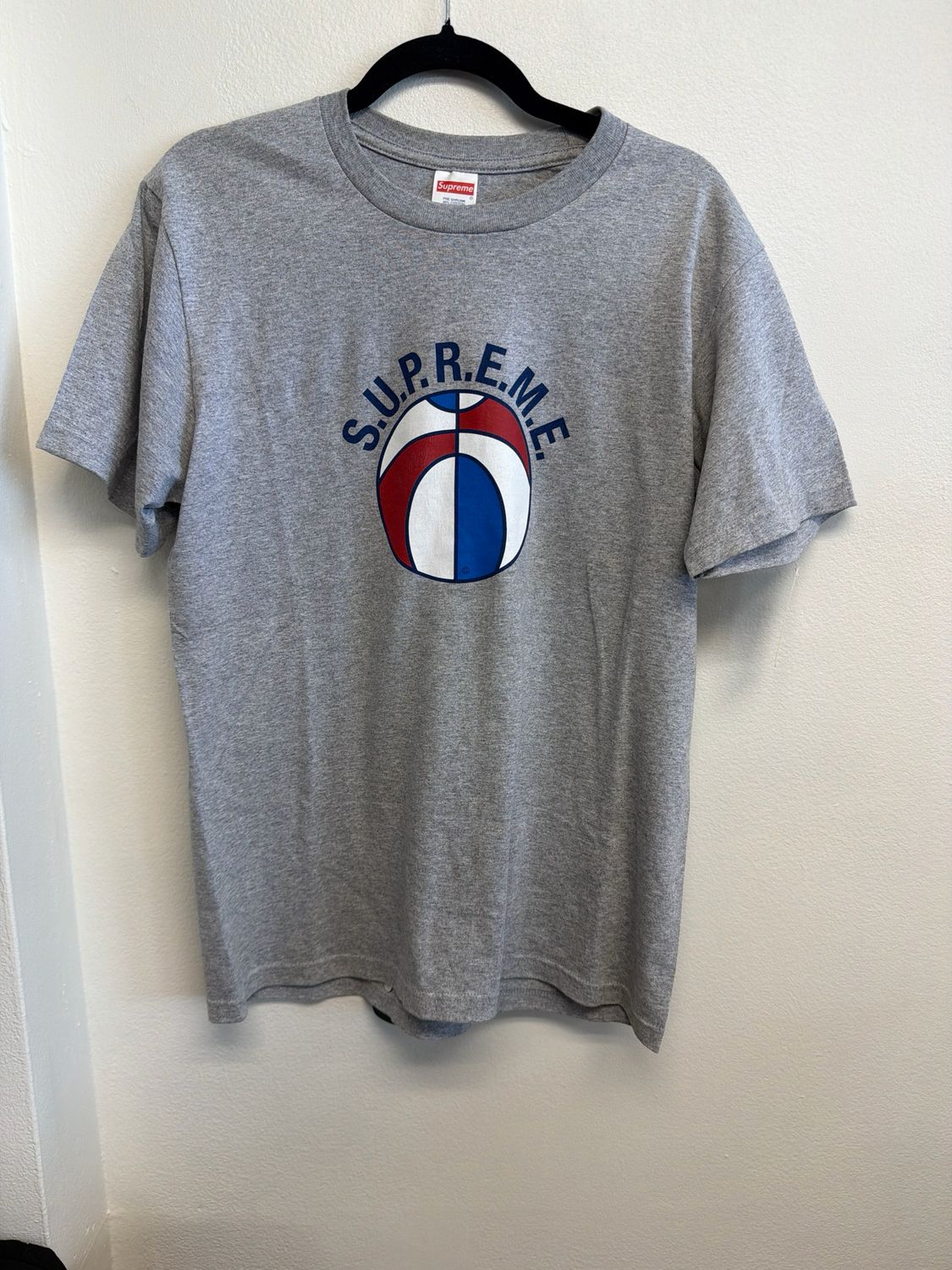 Supreme T-Shirt Grey Sz S