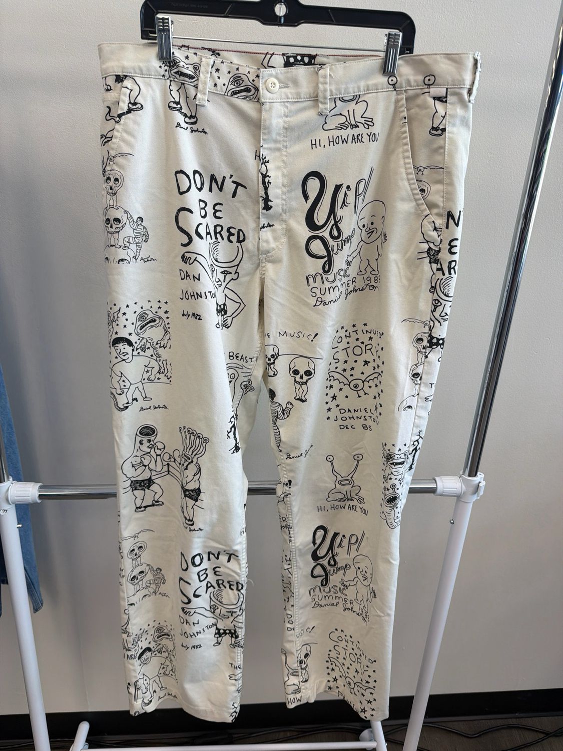 Vans Daniel Johnston Pants Sz 38