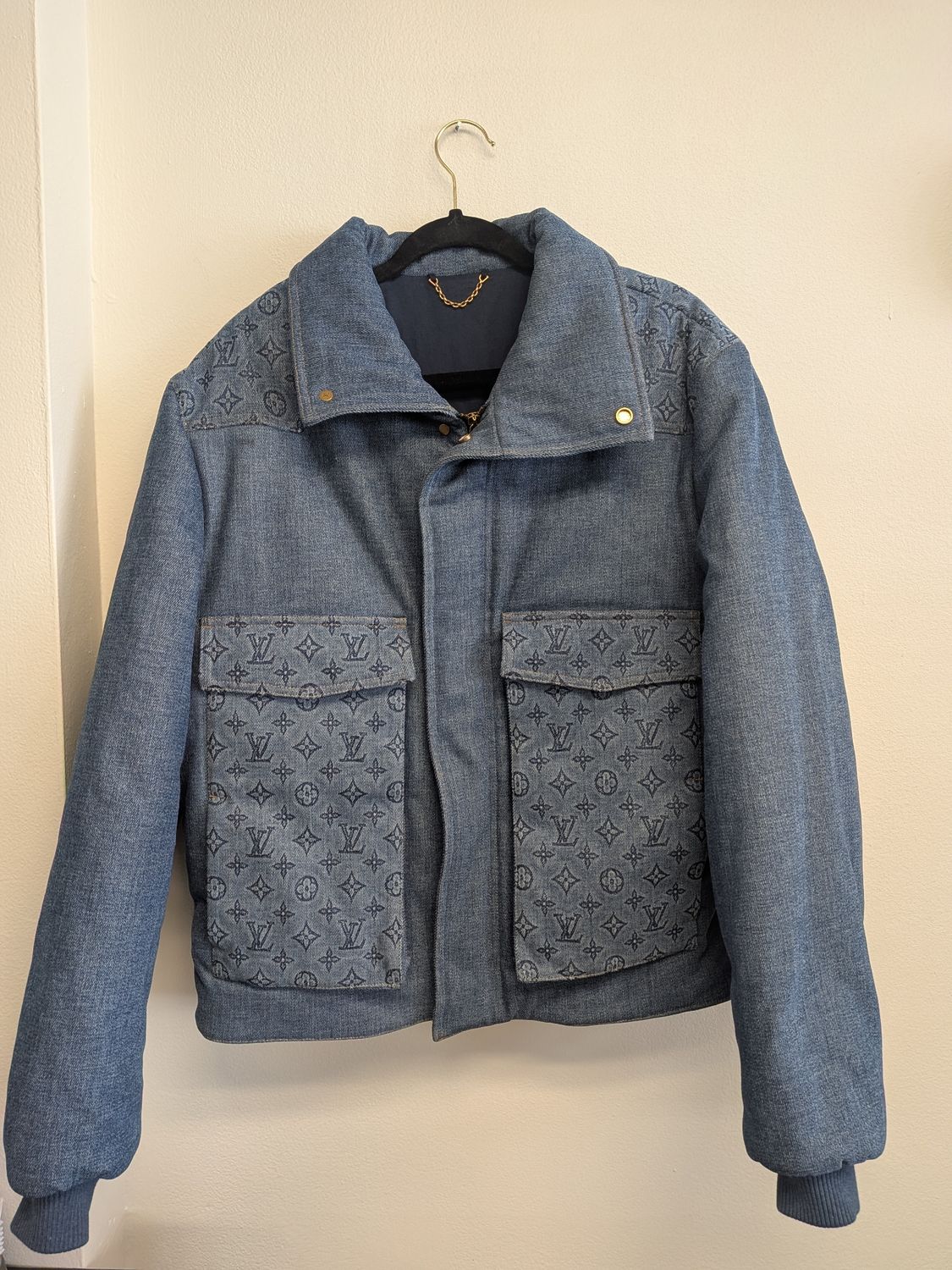 Louis Vuitton Denim Jacket Sz 48