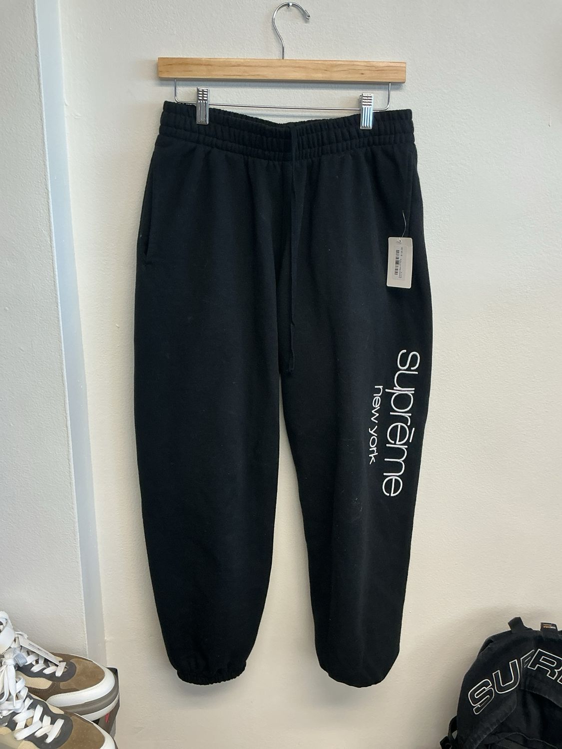 Supreme Black NY Pants Sz S