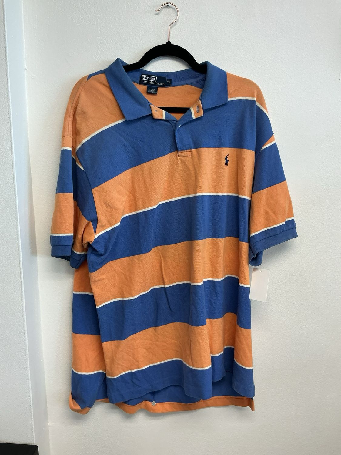 Polo RL Blue/Orange Polo Sz XL