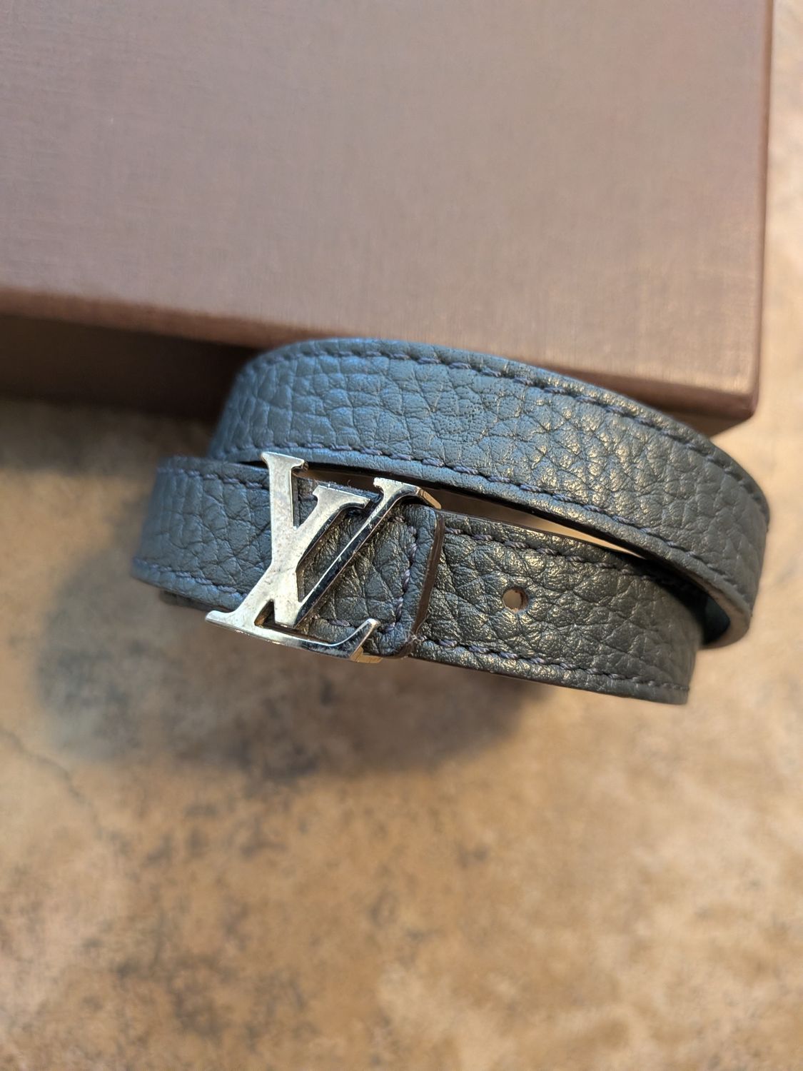 Louis Vuitton Leather Doubled Bracelet