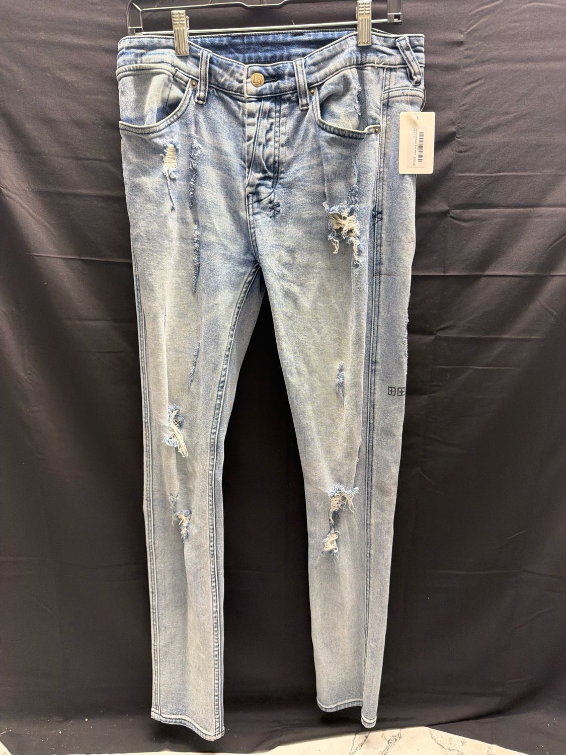 Ksubi Distressed Blue Jeans Sz 31