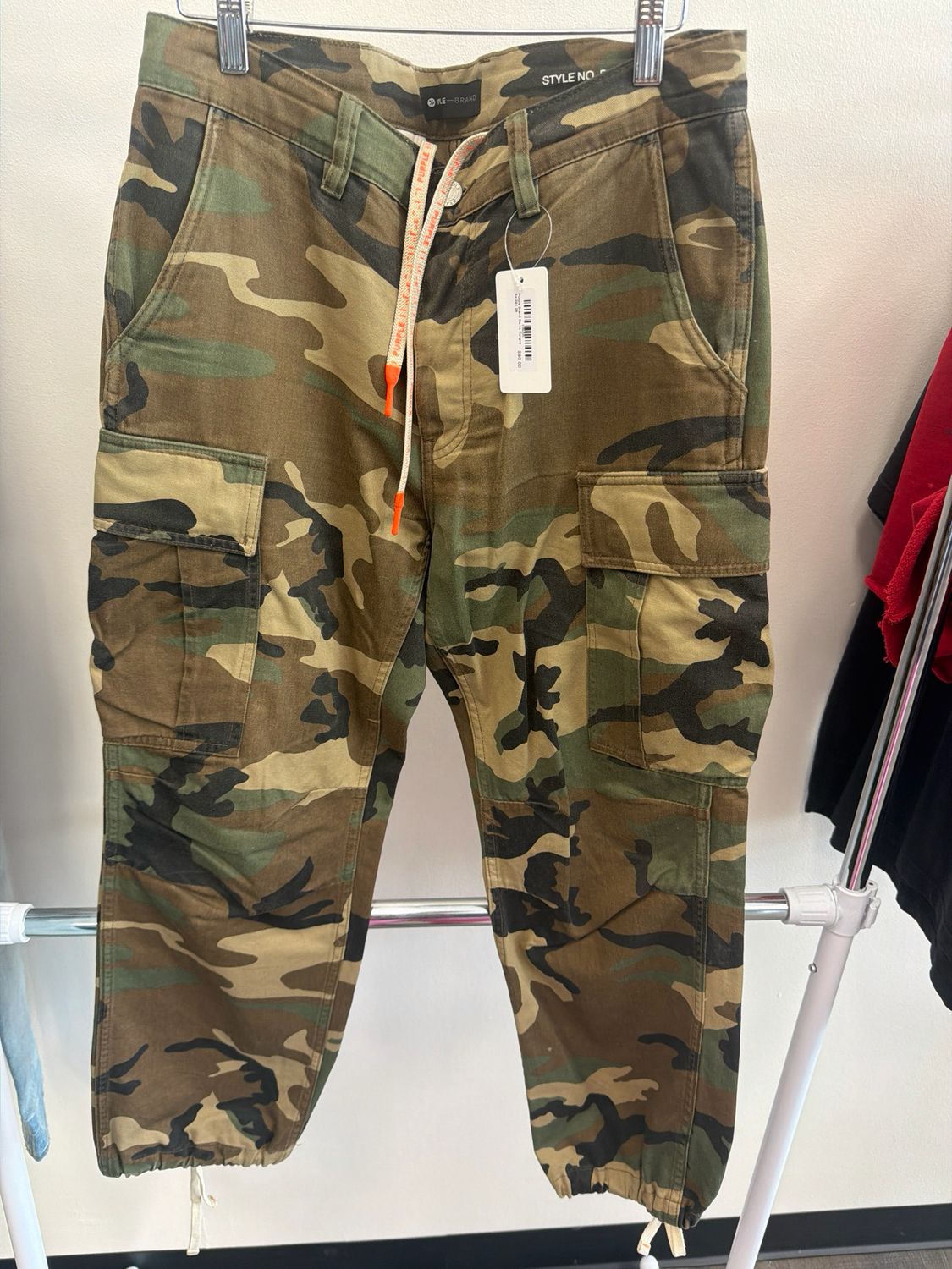 Purple Brand Camo Cargos Sz:29