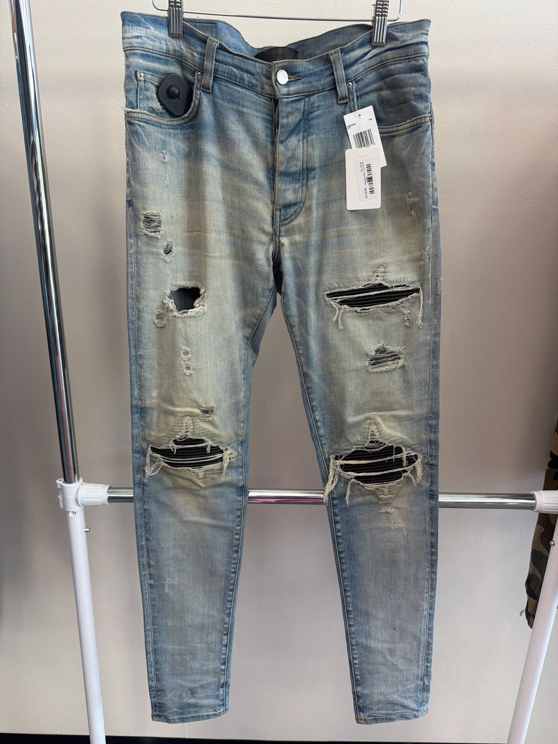 Amiri MX-1 Navy Patches Sz:32