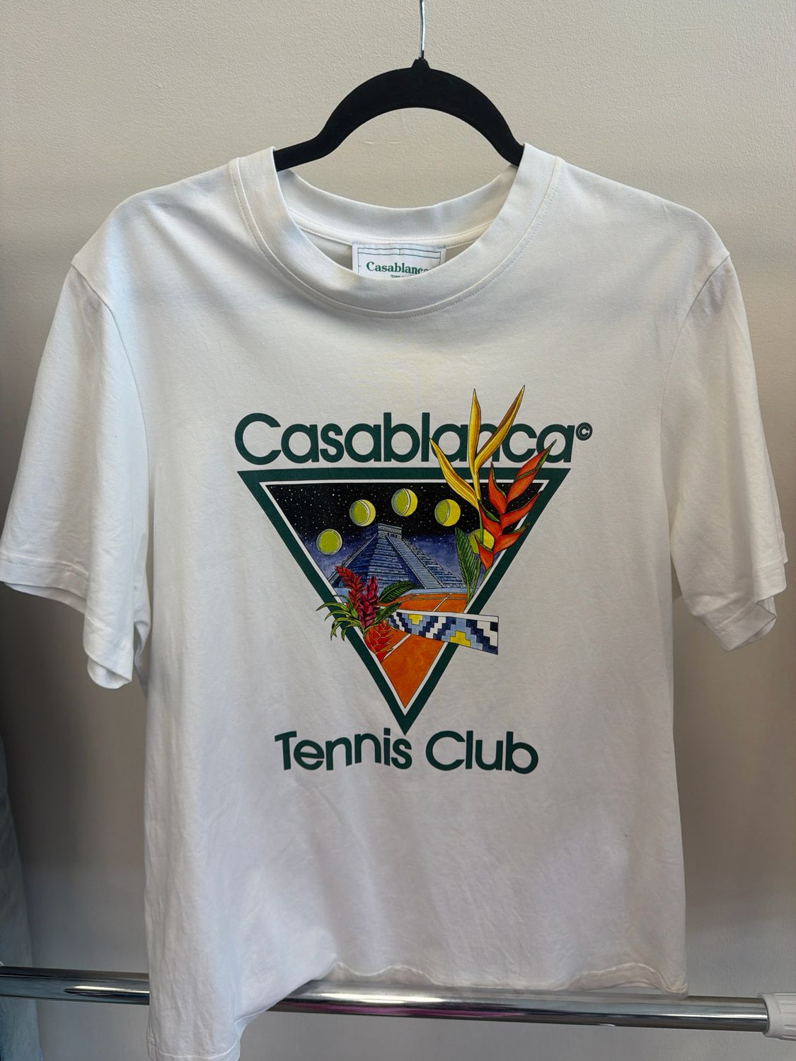 Casablanca Tennis Club Triangle Tee Sz:XL