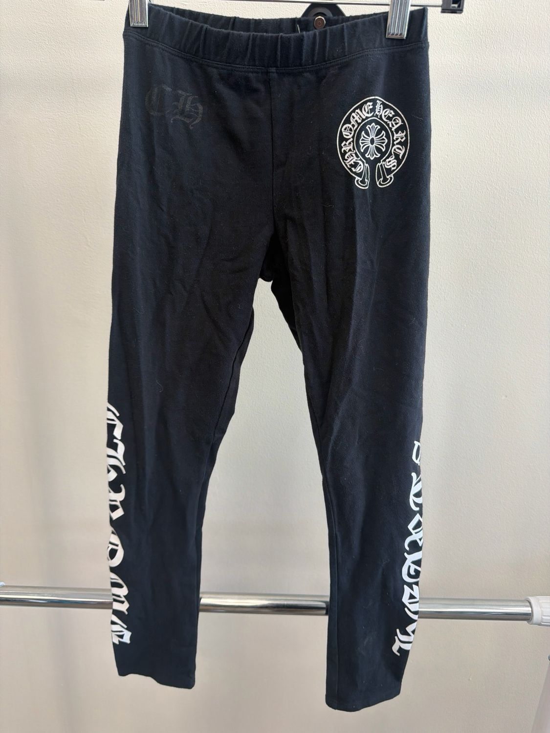 Chrome Hearts Leggings Black Sz S