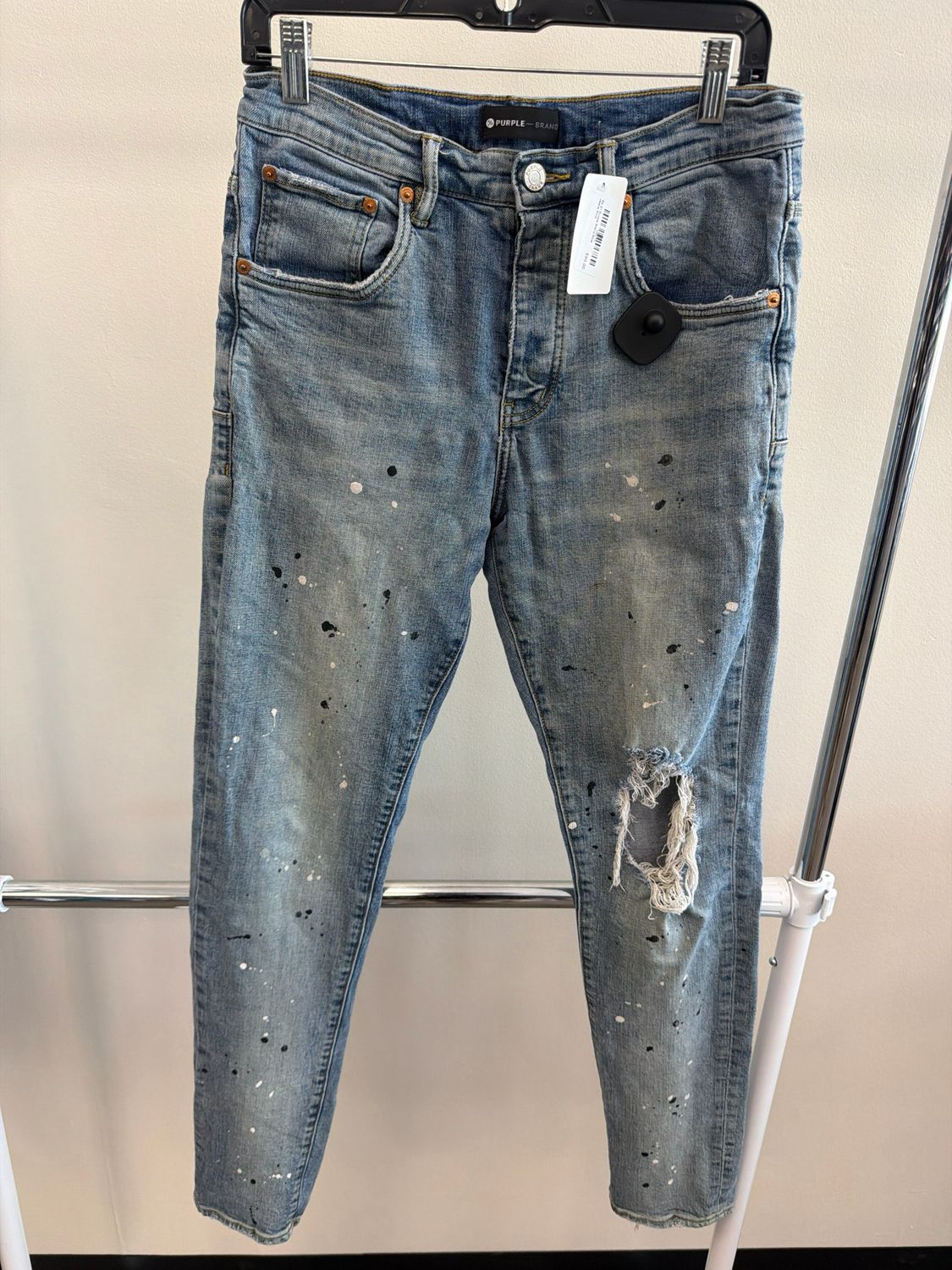 Purple Brand Blue Jeans Print Sz 31