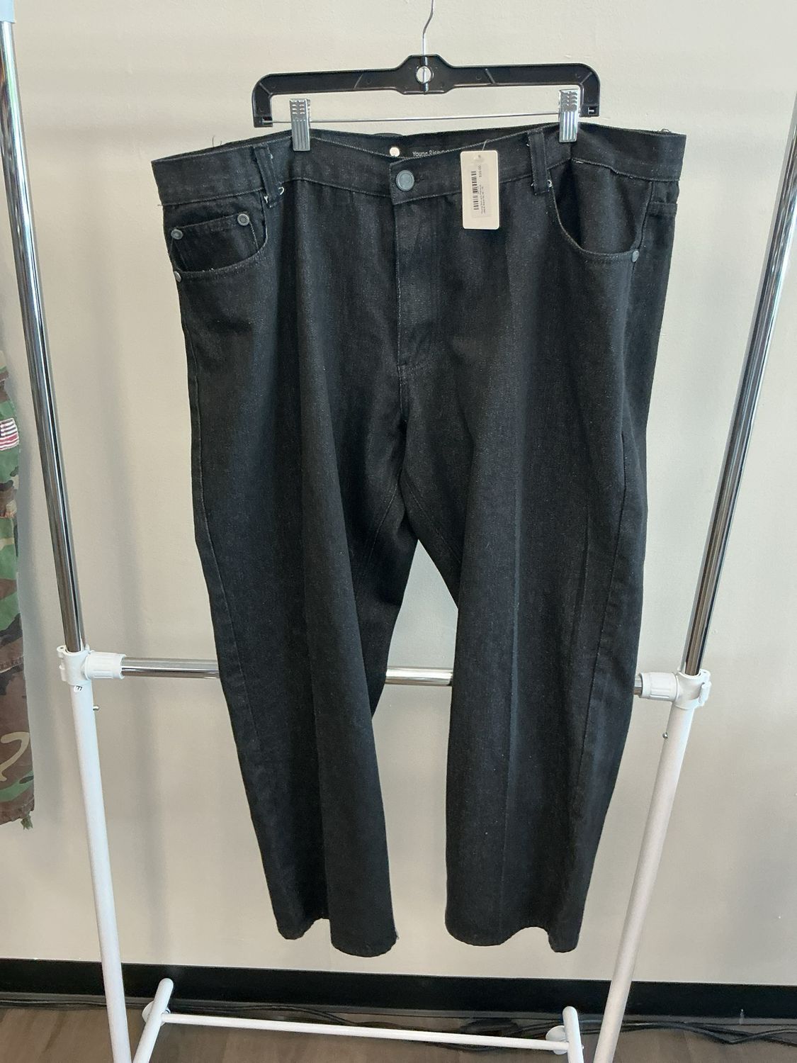 Young Rich and Famous Jeans Black Sz 46