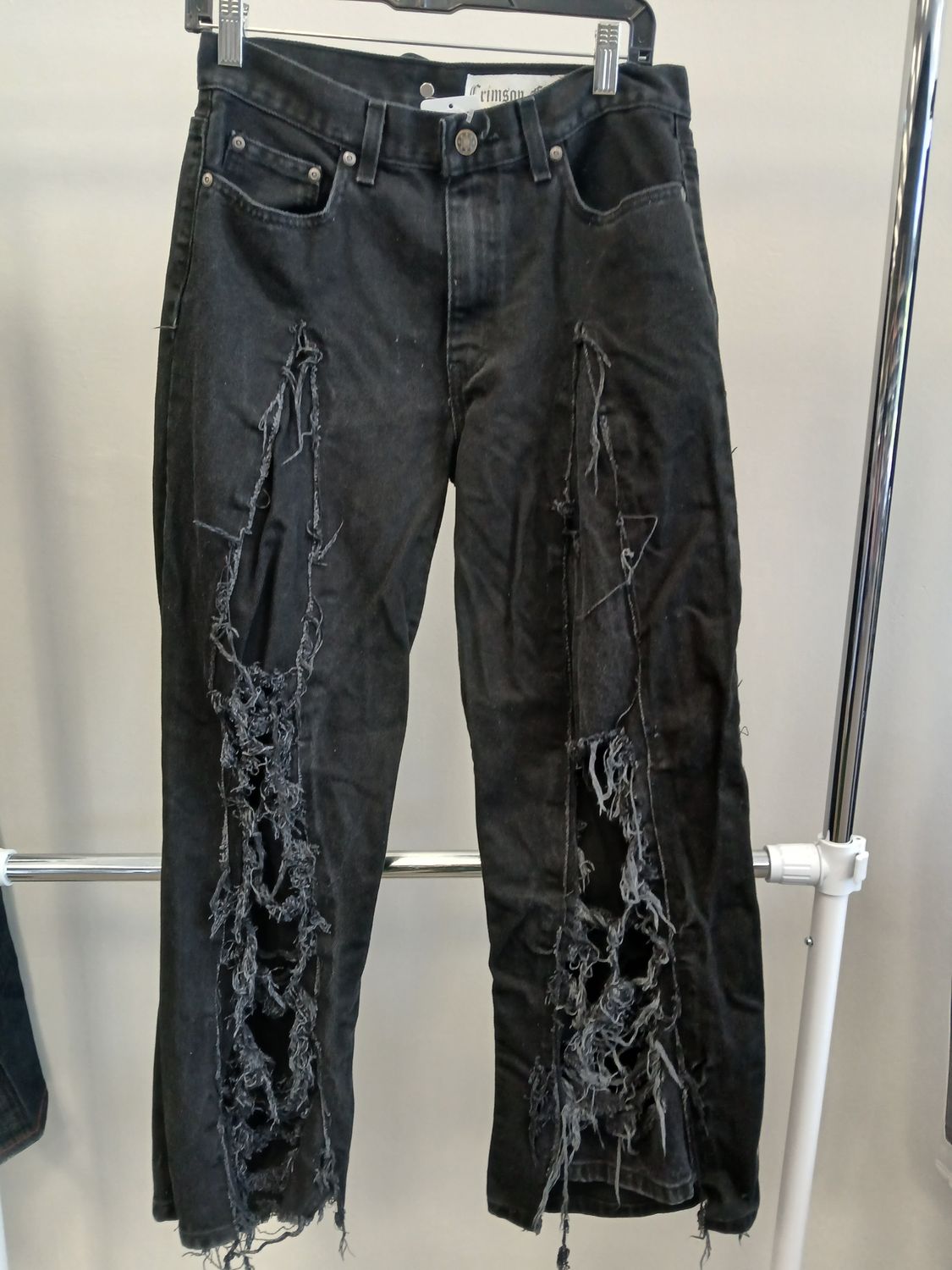 Crimson Flow Studio Black Jeans Sz S