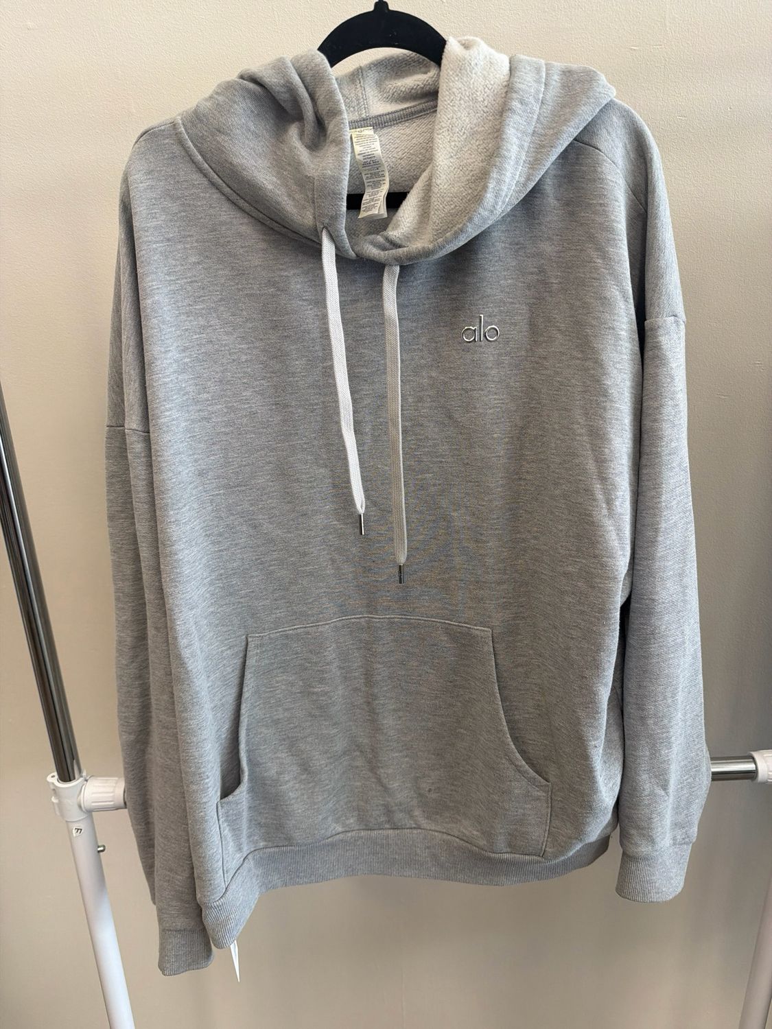 Alo Grey Hoodie Sz XL