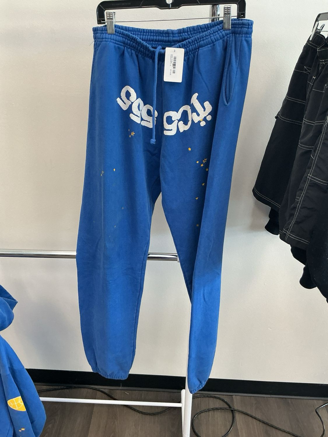 Sp5der TC5 Blue Sweatpants Sz XL