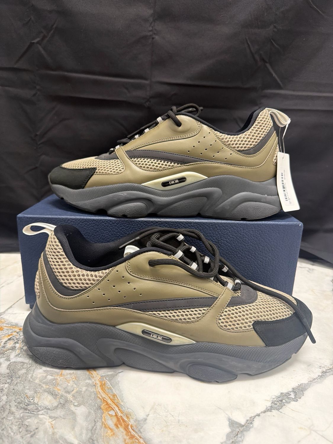Dior B22 Khaki w/ Box Sz 12