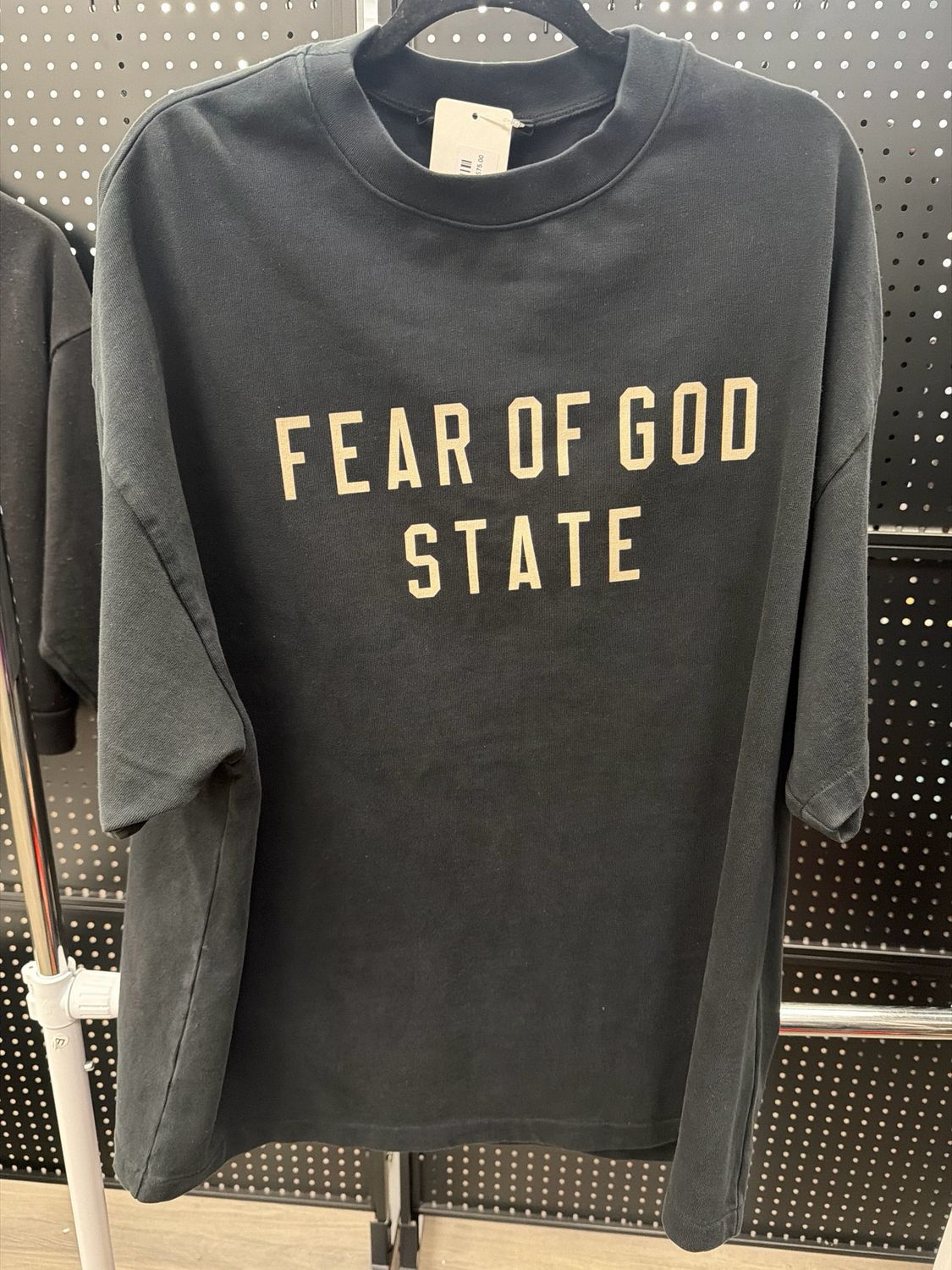 Fear of God Essentials State T-Shirt Black Sz S