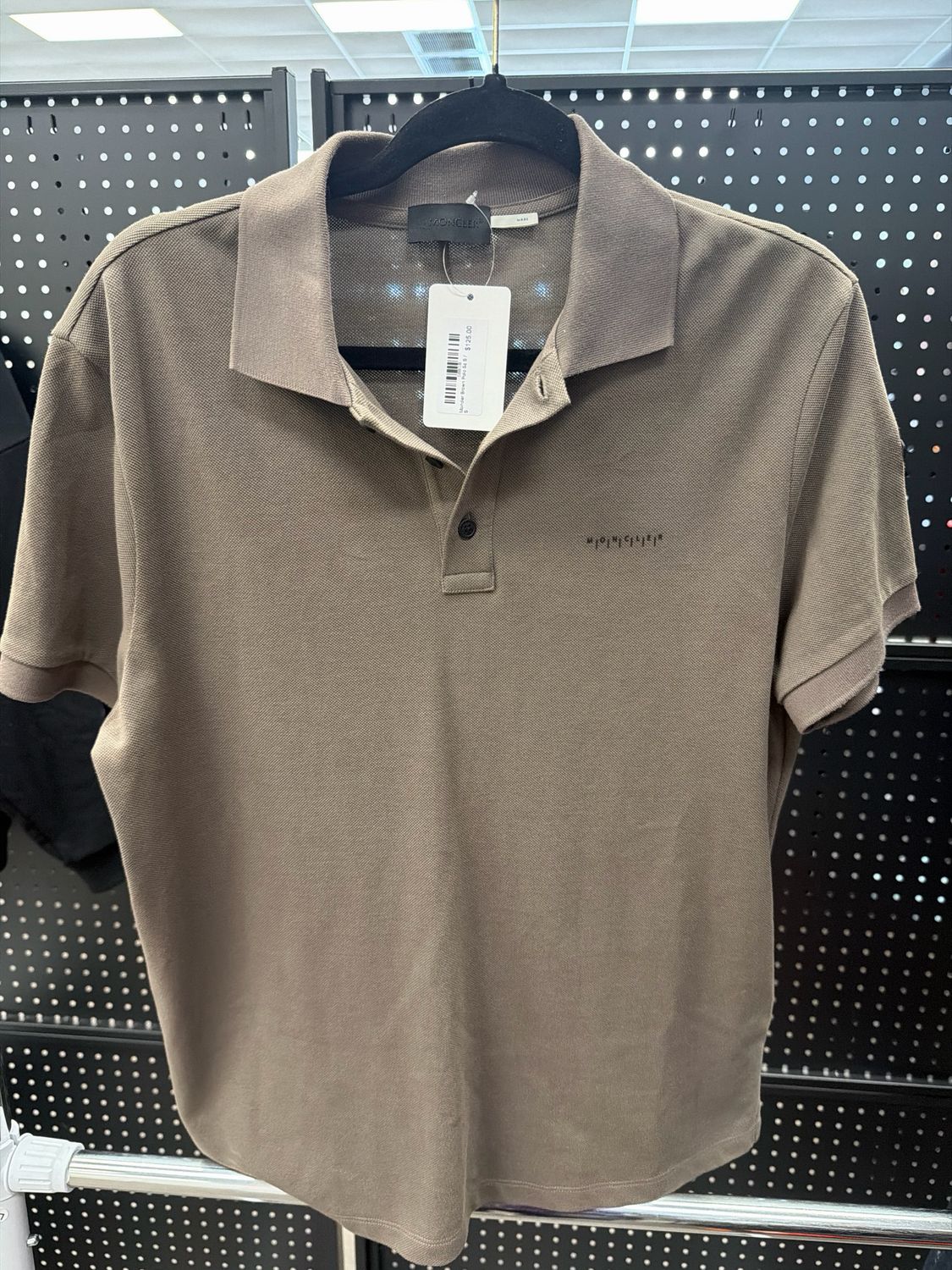 Moncler Brown Polo Sz S