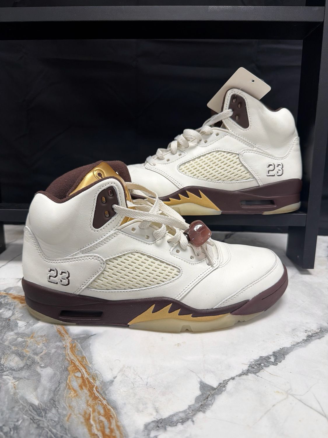 Jordan 5 Golden Ticket No Box Sz 9.5