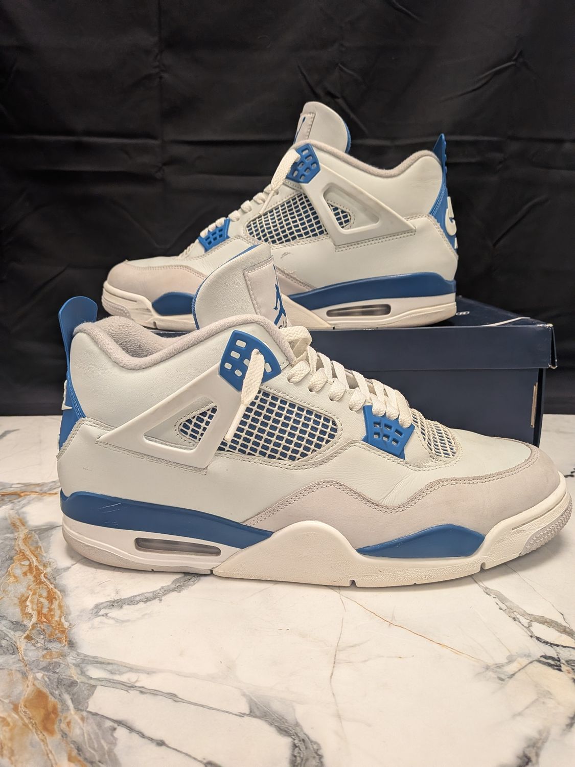 Jordan 4 Military Blue No Box Sz 13