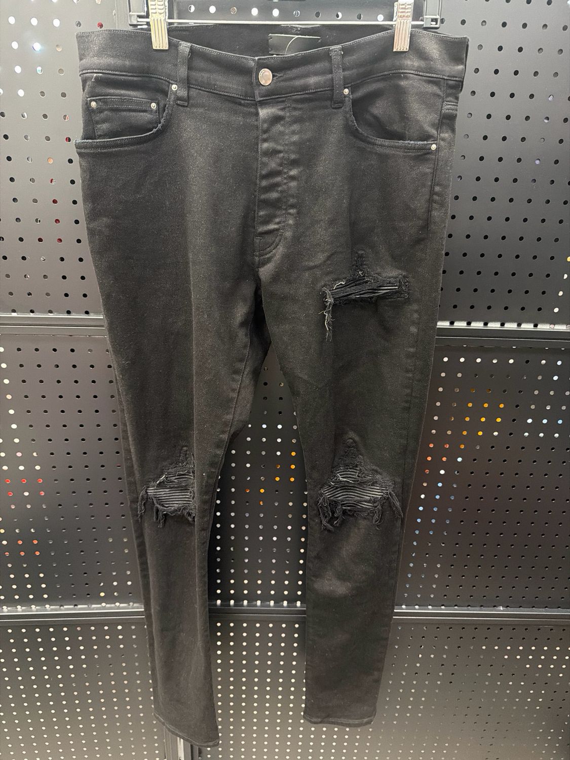Amiri Black MX-1 Sz 34