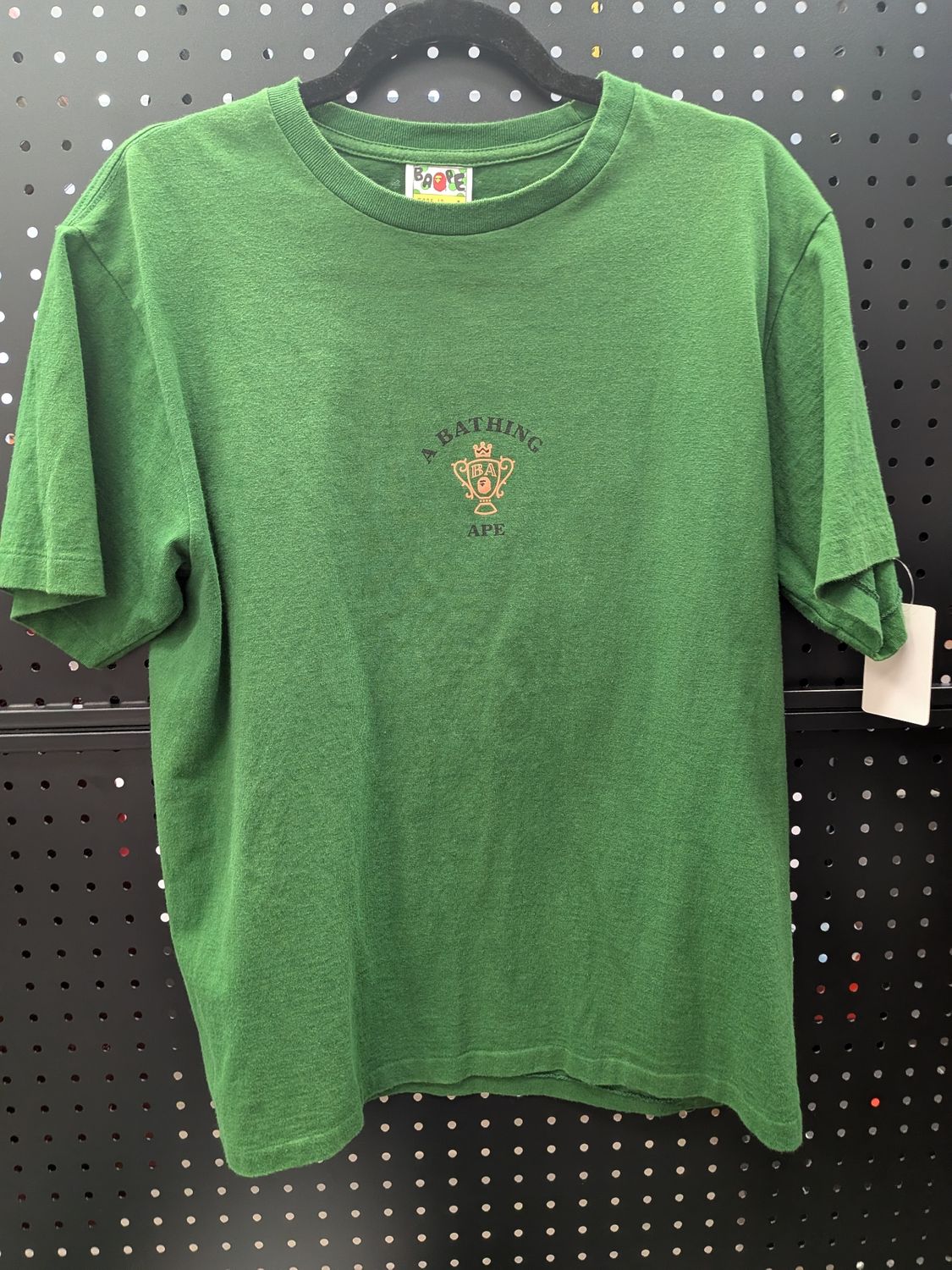 Bape Vintage Green T-Shirt BA Sz L