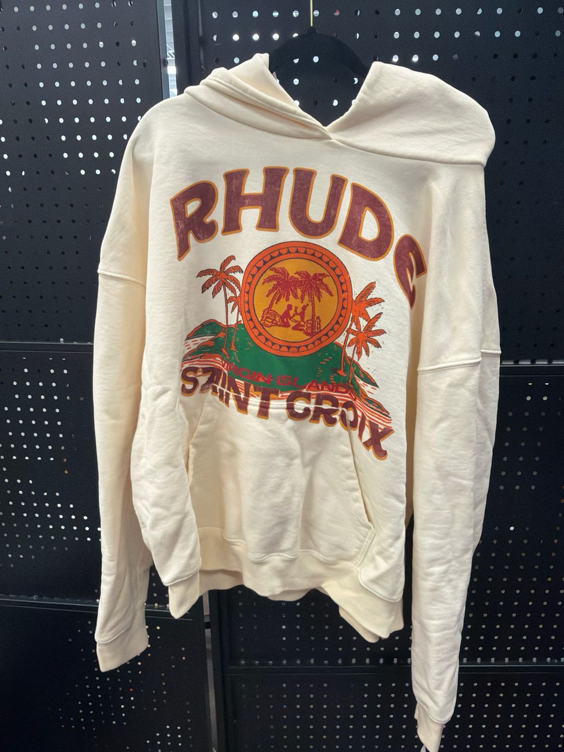 Rhude Crax Hoodie Vintage Sz 2XL