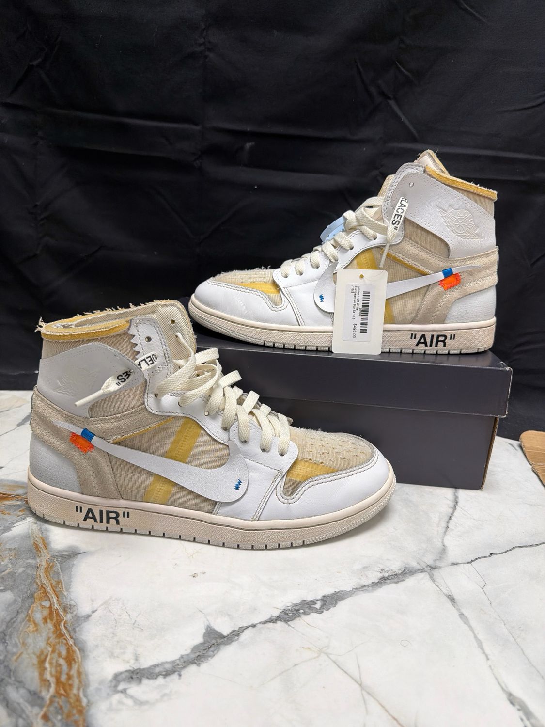 Jordan 1 Off-White European No Box Sz 10.5