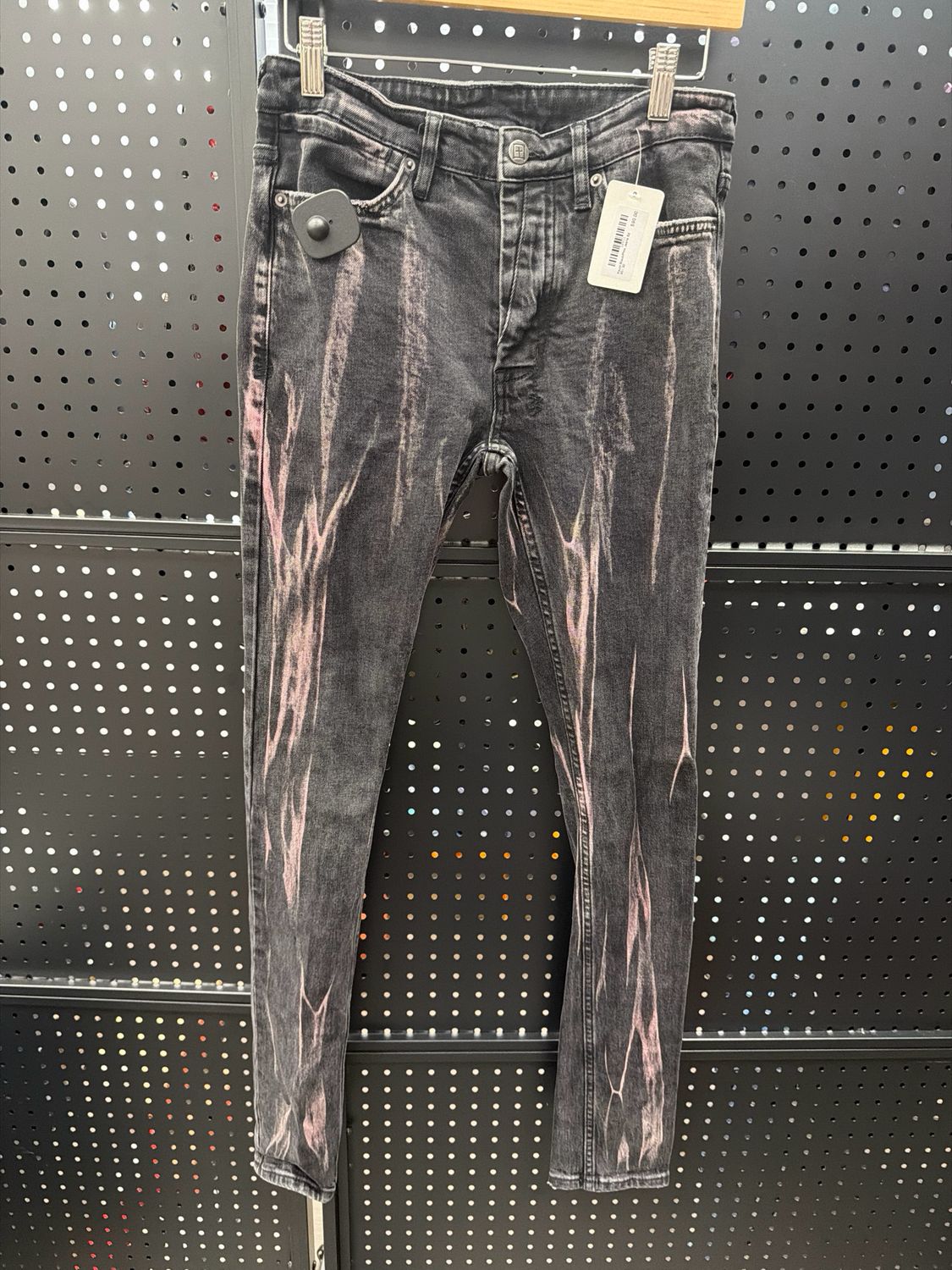 Ksubi Black/Pink Jeans Sz 30