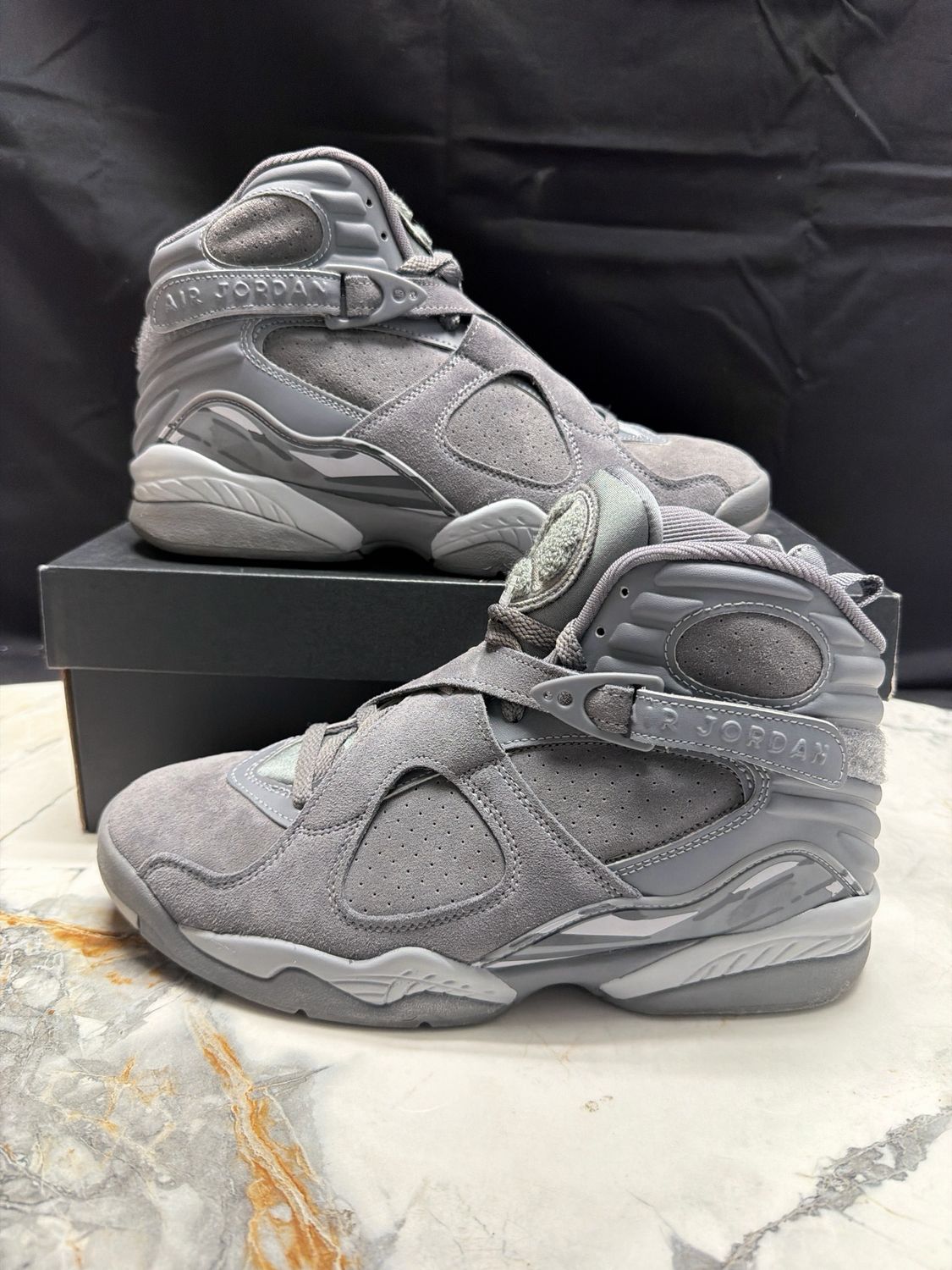 Jordan 8 Cool/Wolf Grey w/ Box Sz 8.5