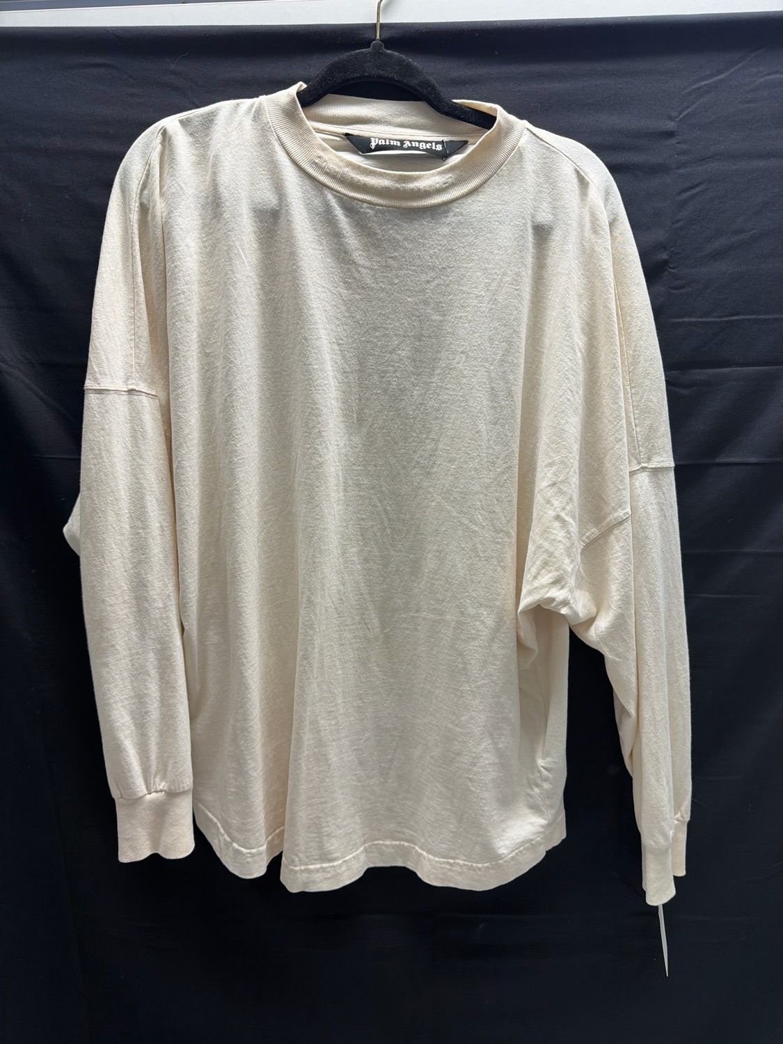 Palm Angels Cream Longsleeve Sz M