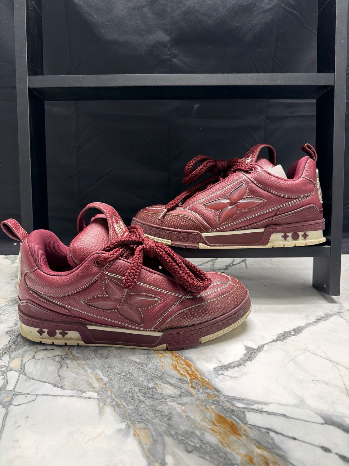 Louis Vuitton Skates Bordeaux No Box Sz 9.5