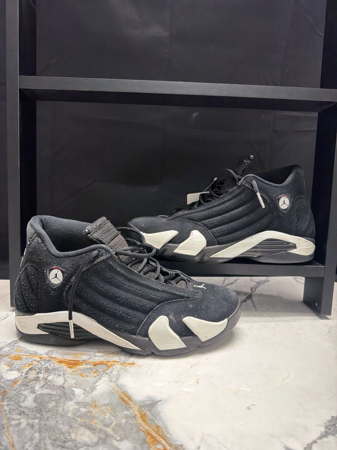 Jordan Retro 14 Black/White No Box Sz 9